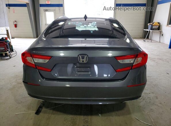 1HGCV1F45KA080019 2019 HONDA ACCORD Серый Вид сзади