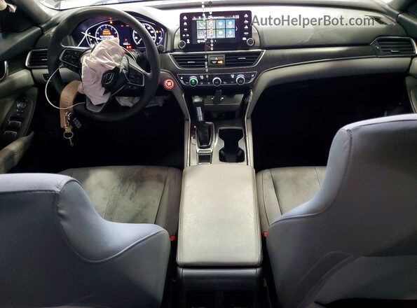 1HGCV1F45KA080019 2019 HONDA ACCORD Серый Вид панели приборов