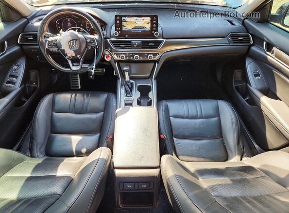 1HGCV1F45MA036489 2021 HONDA ACCORD White Dashboard view