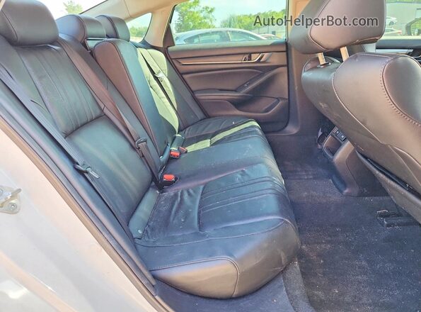 1HGCV1F45MA036489 2021 HONDA ACCORD White Rear seats view
