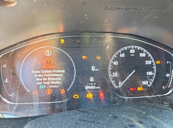 1HGCV1F45MA036489 2021 HONDA ACCORD White Instrument cluster view