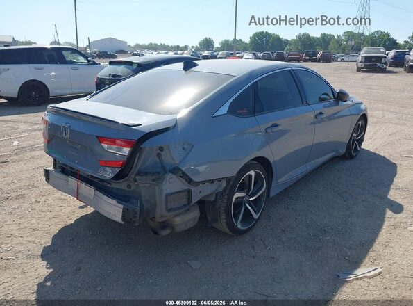 1HGCV1F45MA057942 2021 HONDA ACCORD Blue Rear right