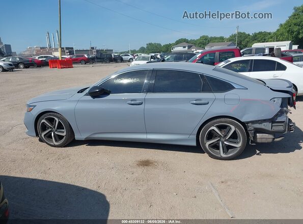 1HGCV1F45MA057942 2021 HONDA ACCORD Blue 