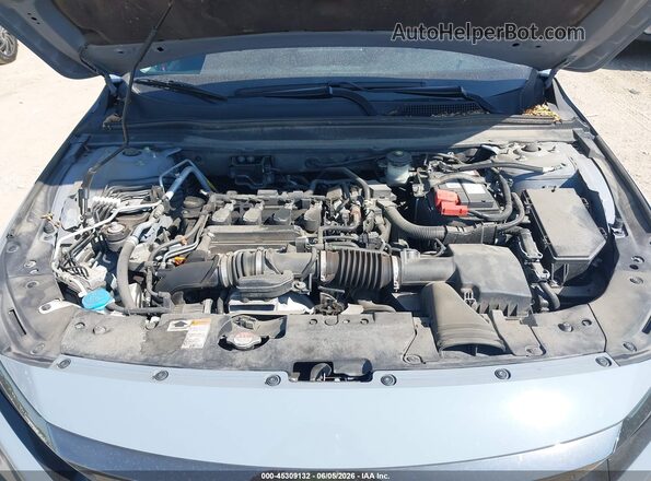 1HGCV1F45MA057942 2021 HONDA ACCORD Blue Rear view
