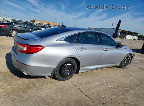 1HGCV1F45MA117136 2021 HONDA ACCORD Silver Trasero derecho