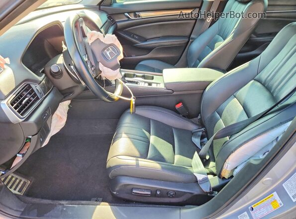 1HGCV1F45MA117136 2021 HONDA ACCORD Silver Vista interior delantera