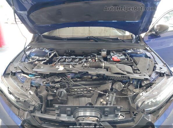 1HGCV1F45NA009262 2022 HONDA ACCORD Синий Вид сзади