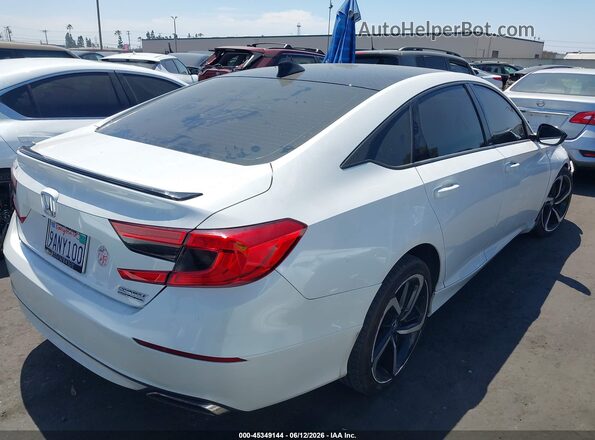 1HGCV1F45NA017989 2022 HONDA ACCORD White უკანა მარჯვენა