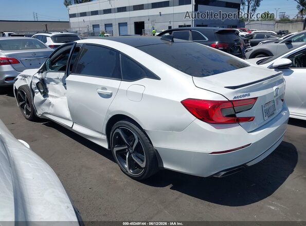 1HGCV1F45NA017989 2022 HONDA ACCORD White უკანა მარცხენა