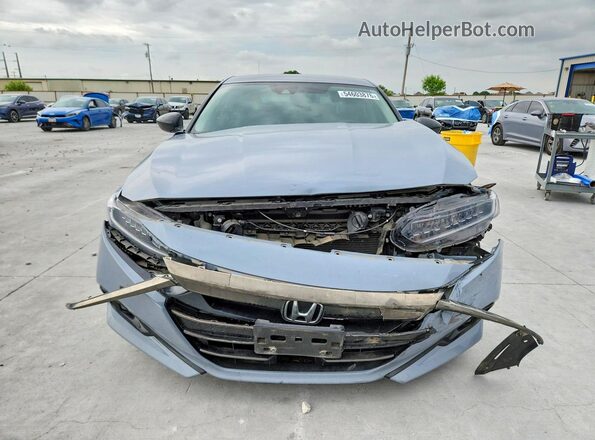 1HGCV1F45NA062172 2022 HONDA ACCORD Gray Вид спереду