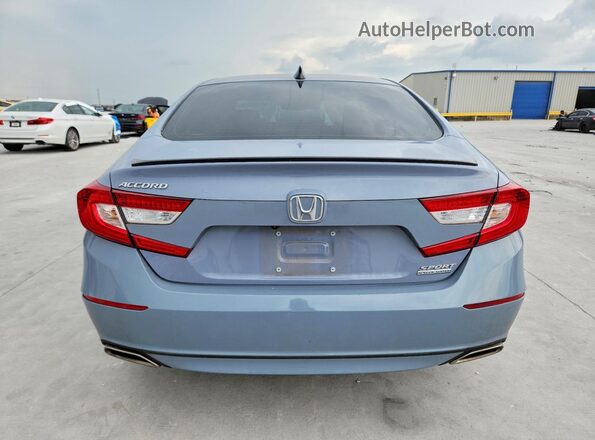 1HGCV1F45NA062172 2022 HONDA ACCORD Gray Вид ззаду
