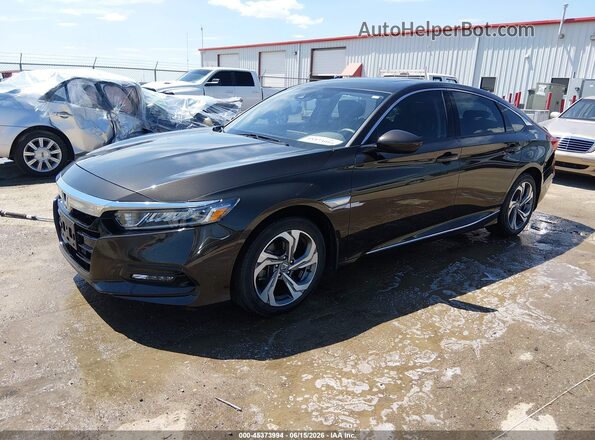 1HGCV1F46JA036769 2018 HONDA ACCORD Brown Vista tres cuartos delantera izquierda