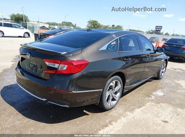 1HGCV1F46JA036769 2018 HONDA ACCORD Brown Trasero derecho