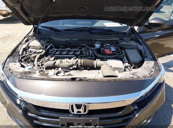 1HGCV1F46JA036769 2018 HONDA ACCORD Brown Vista trasera
