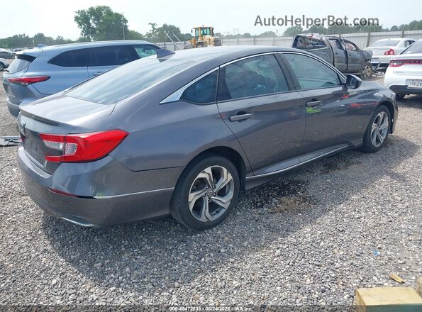 1HGCV1F46JA132269 2018 HONDA ACCORD Gray Հետևի աջ