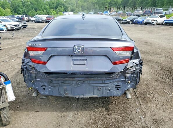 1HGCV1F46JA252282 2018 HONDA ACCORD Gray 