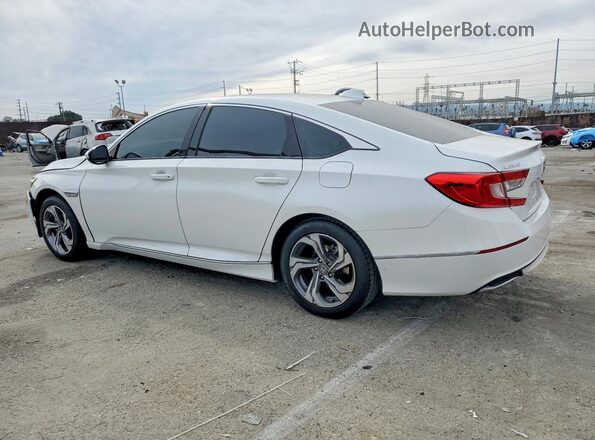 1HGCV1F46KA022744 2019 HONDA ACCORD White Rear left