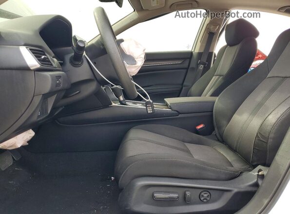 1HGCV1F46KA022744 2019 HONDA ACCORD White Front interior view