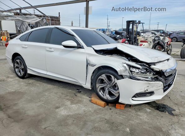 1HGCV1F46KA022744 2019 HONDA ACCORD White Front right