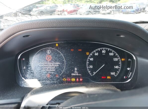 1HGCV1F46KA137179 2019 HONDA ACCORD Silver Հետևի նստատեղերի տեսք