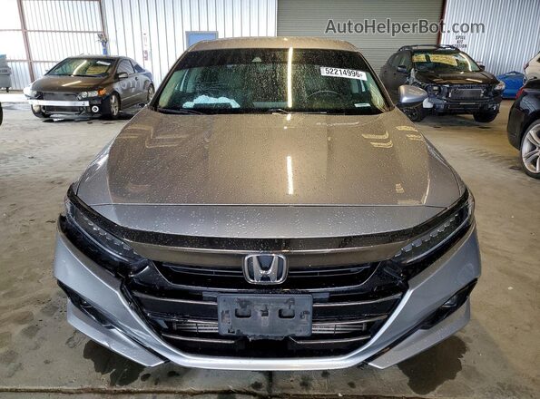 1HGCV1F46MA020060 2021 HONDA ACCORD Silver Вид спереду