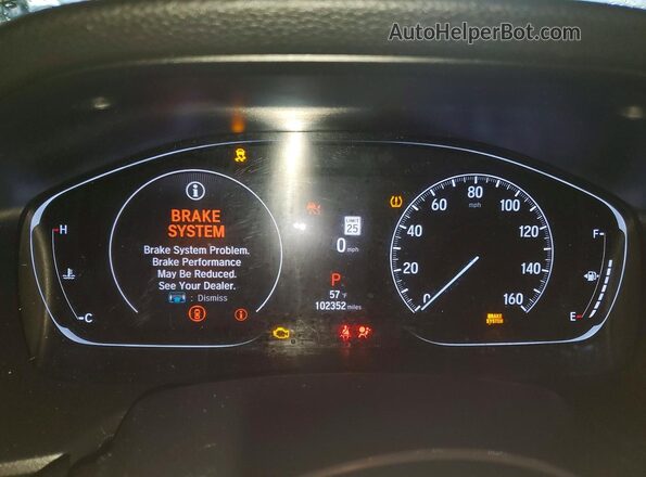 1HGCV1F46MA020060 2021 HONDA ACCORD Silver Вид щитка приладів