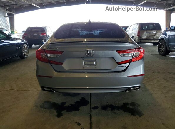 1HGCV1F46MA020060 2021 HONDA ACCORD Silver Вид ззаду