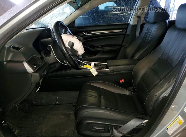 1HGCV1F46MA020060 2021 HONDA ACCORD Silver Вид салону спереду