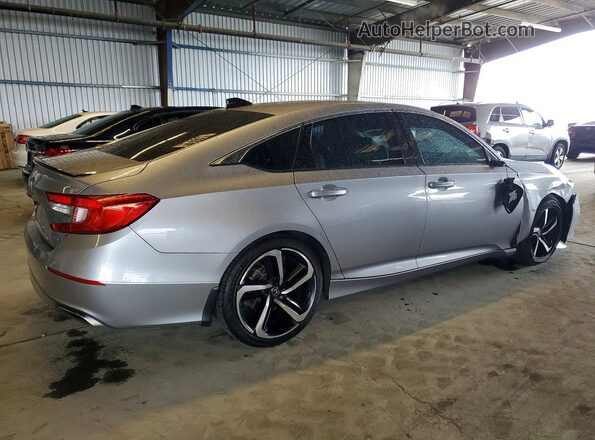 1HGCV1F46MA020060 2021 HONDA ACCORD Silver Задня права чверть