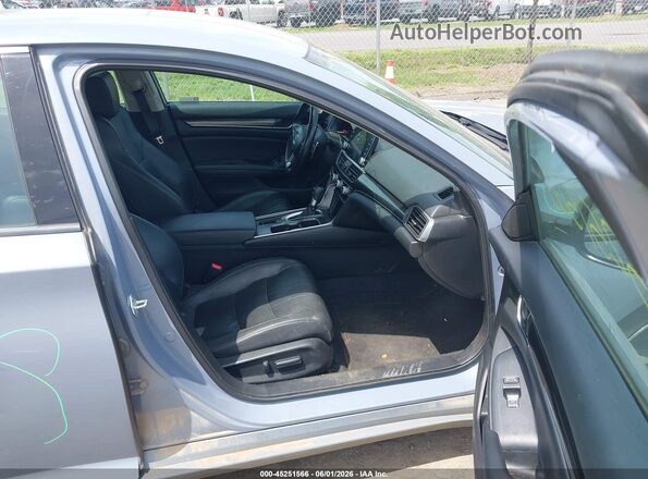 1HGCV1F46NA036857 2022 HONDA ACCORD Gray Սալոնի դիմացի տեսք
