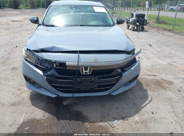 1HGCV1F46NA036857 2022 HONDA ACCORD Gray Դիմացի տեսք