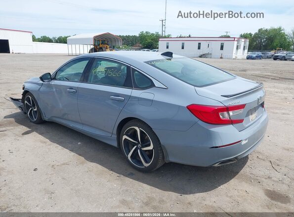 1HGCV1F46NA036857 2022 HONDA ACCORD Gray Հետևի ձախ