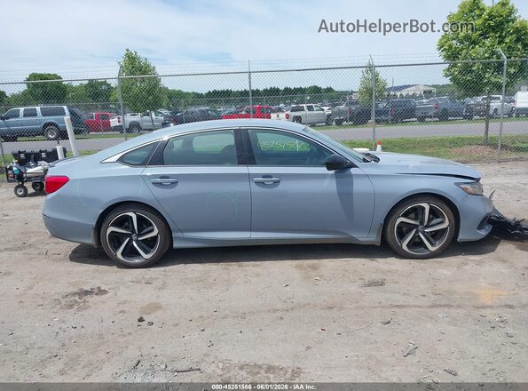 1HGCV1F46NA036857 2022 HONDA ACCORD Gray Սալոնի հետևի տեսք