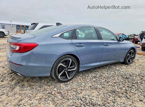 1HGCV1F46NA043677 2022 HONDA ACCORD Blue Tył prawy