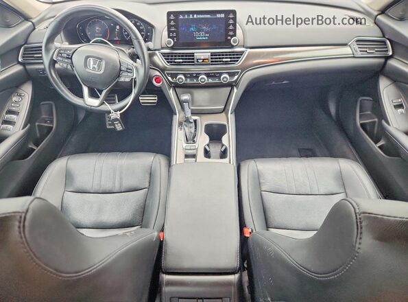1HGCV1F46NA043677 2022 HONDA ACCORD Blue Widok deski rozdzielczej