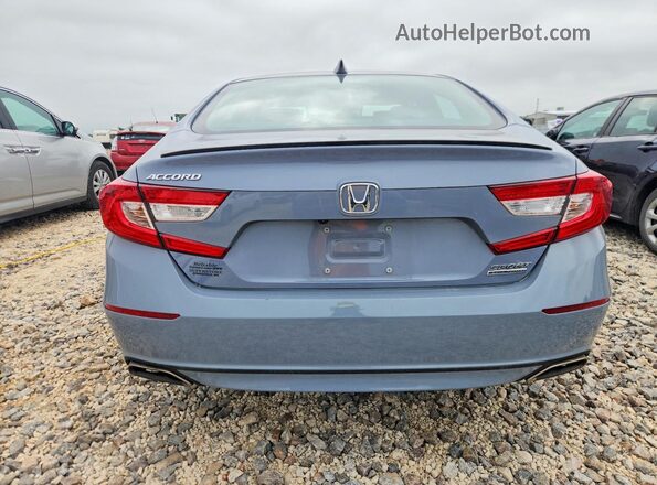1HGCV1F46NA043677 2022 HONDA ACCORD Blue Widok z tyłu