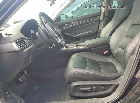 1HGCV1F46NA077201 2022 HONDA ACCORD Black Սալոնի դիմացի տեսք