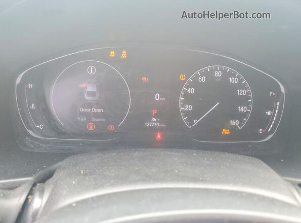 1HGCV1F46NA077201 2022 HONDA ACCORD Black Սարքավորումների վահանակի տեսք