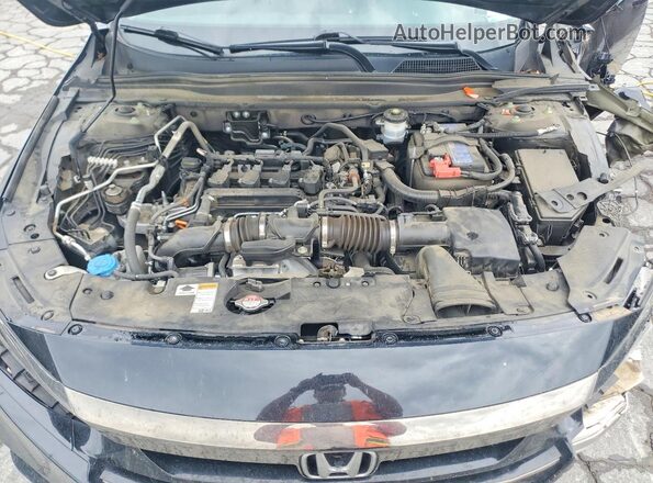 1HGCV1F46NA077201 2022 HONDA ACCORD Black Սալոնի հետևի տեսք