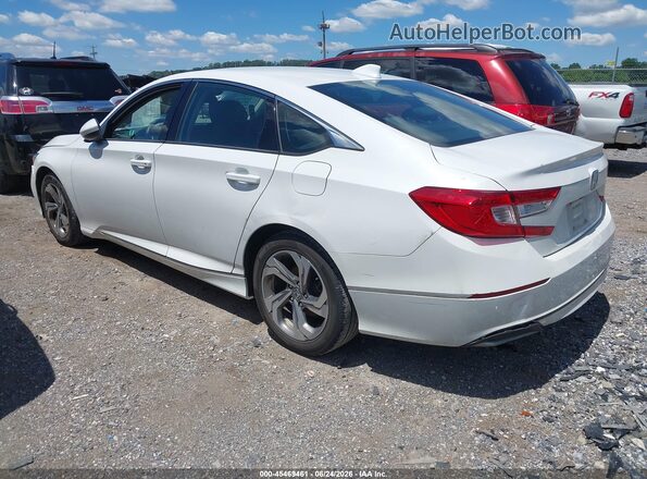 1HGCV1F47JA051944 2018 HONDA ACCORD White Rear left