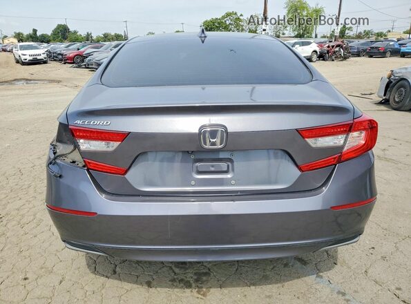 1HGCV1F47JA073880 2018 HONDA ACCORD Gray Vista trasera
