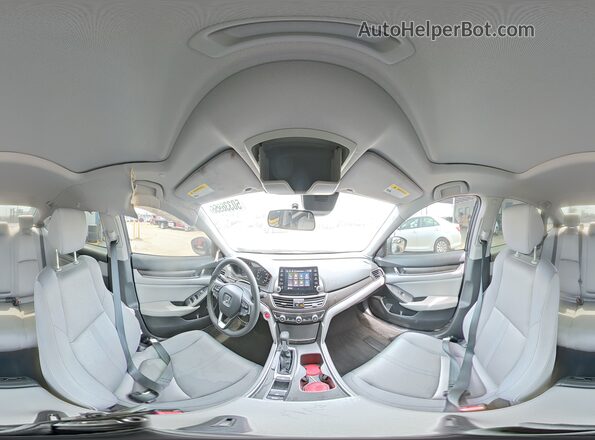 1HGCV1F47JA073880 2018 HONDA ACCORD Gray Vista de la etiqueta del VIN