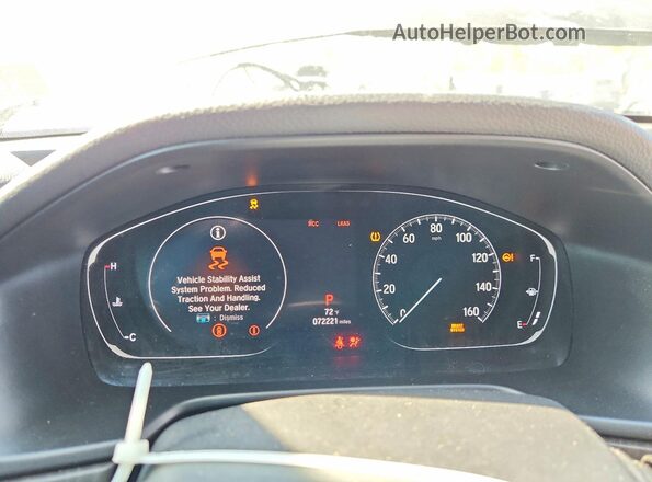 1HGCV1F47LA028019 2020 HONDA ACCORD Gray Widok zestawu wskaźników
