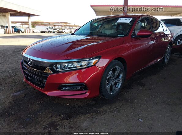 1HGCV1F47LA042390 2020 HONDA ACCORD Red Передня ліва чверть
