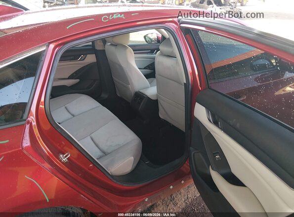 1HGCV1F47LA042390 2020 HONDA ACCORD Red Вид наклейки з VIN-кодом