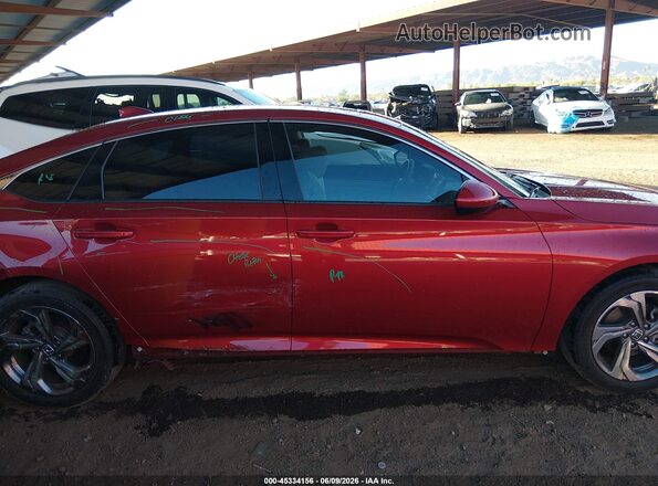 1HGCV1F47LA042390 2020 HONDA ACCORD Red Панорамний вид салону 360°