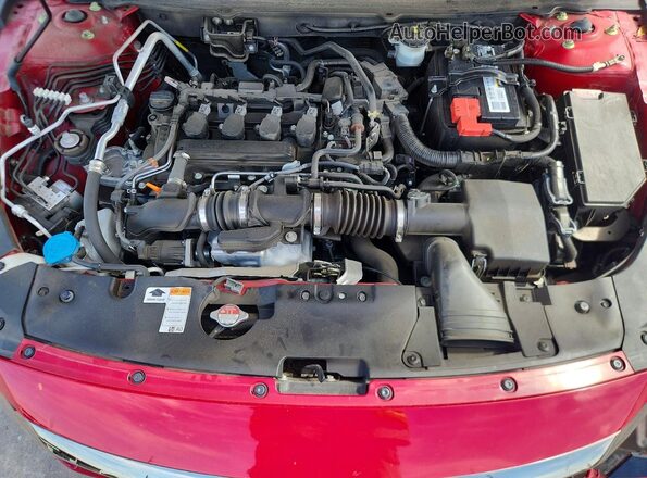1HGCV1F47MA000254 2021 HONDA ACCORD Red 