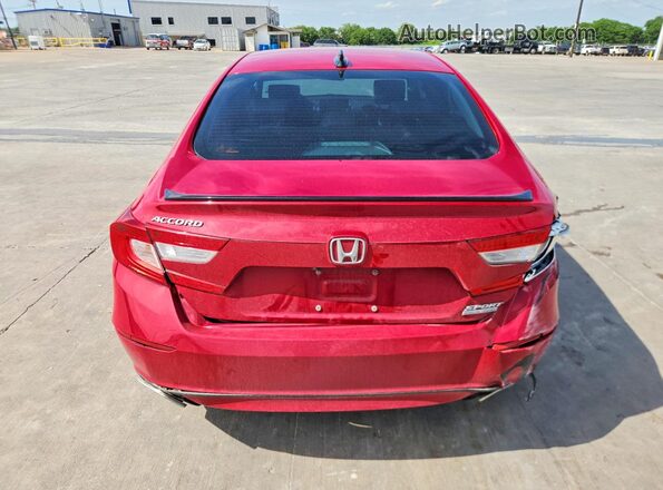 1HGCV1F47MA000254 2021 HONDA ACCORD Red 