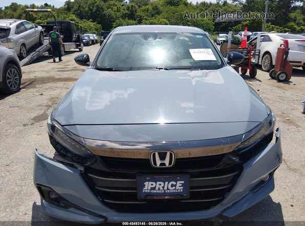1HGCV1F47MA027969 2021 HONDA ACCORD Teal Вид задньої частини салону