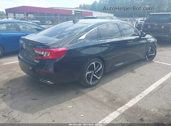 1HGCV1F47MA050247 2021 HONDA ACCORD Black Trasero derecho